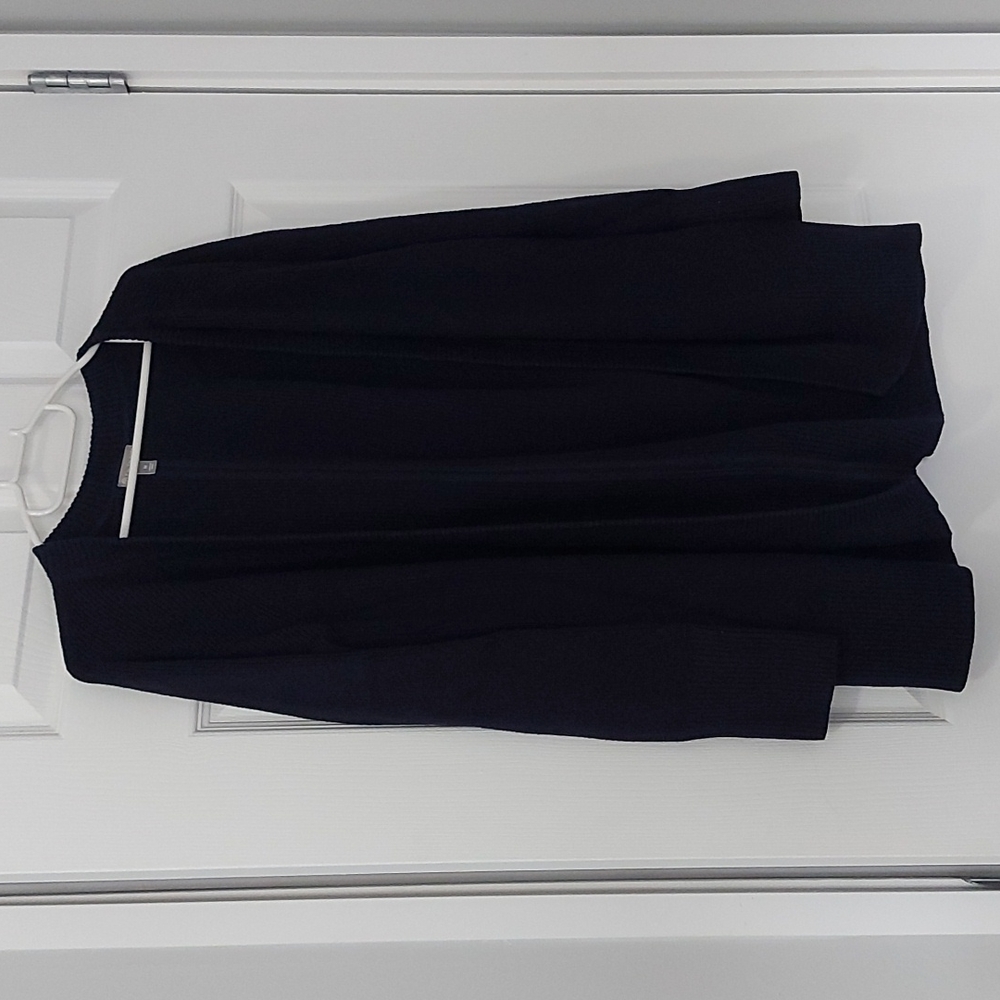 T by Talbots navy cardigan